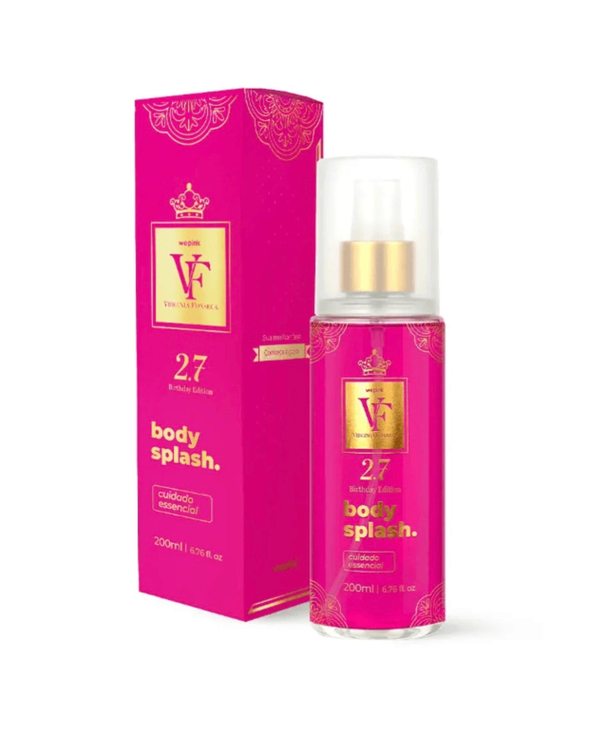 Body Splash VF 2.7 Desodorante Colônia 200ml - Wepink
