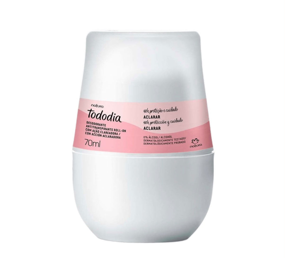 Tododia Aclarar Desodorante Antitranspirante Roll-on 70ml - Natura