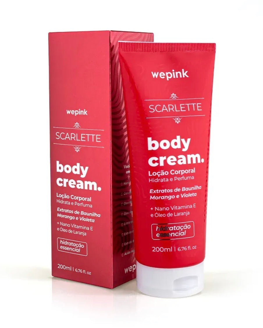 Body Cream Scarlette Desodorante Hidratante 200ml - Wepink