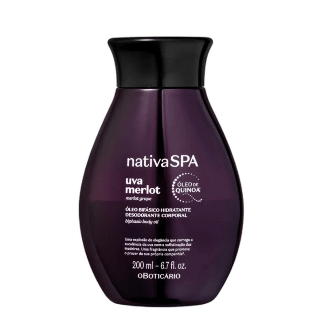 O Boticario Nativaspa Uva Merlot Óleo 200ML