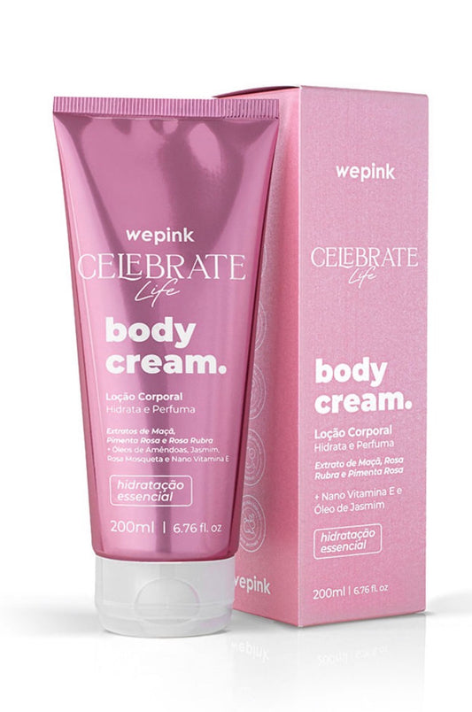 Body Cream Celebrate Life Desodorante Hidratante 200ml - Wepink