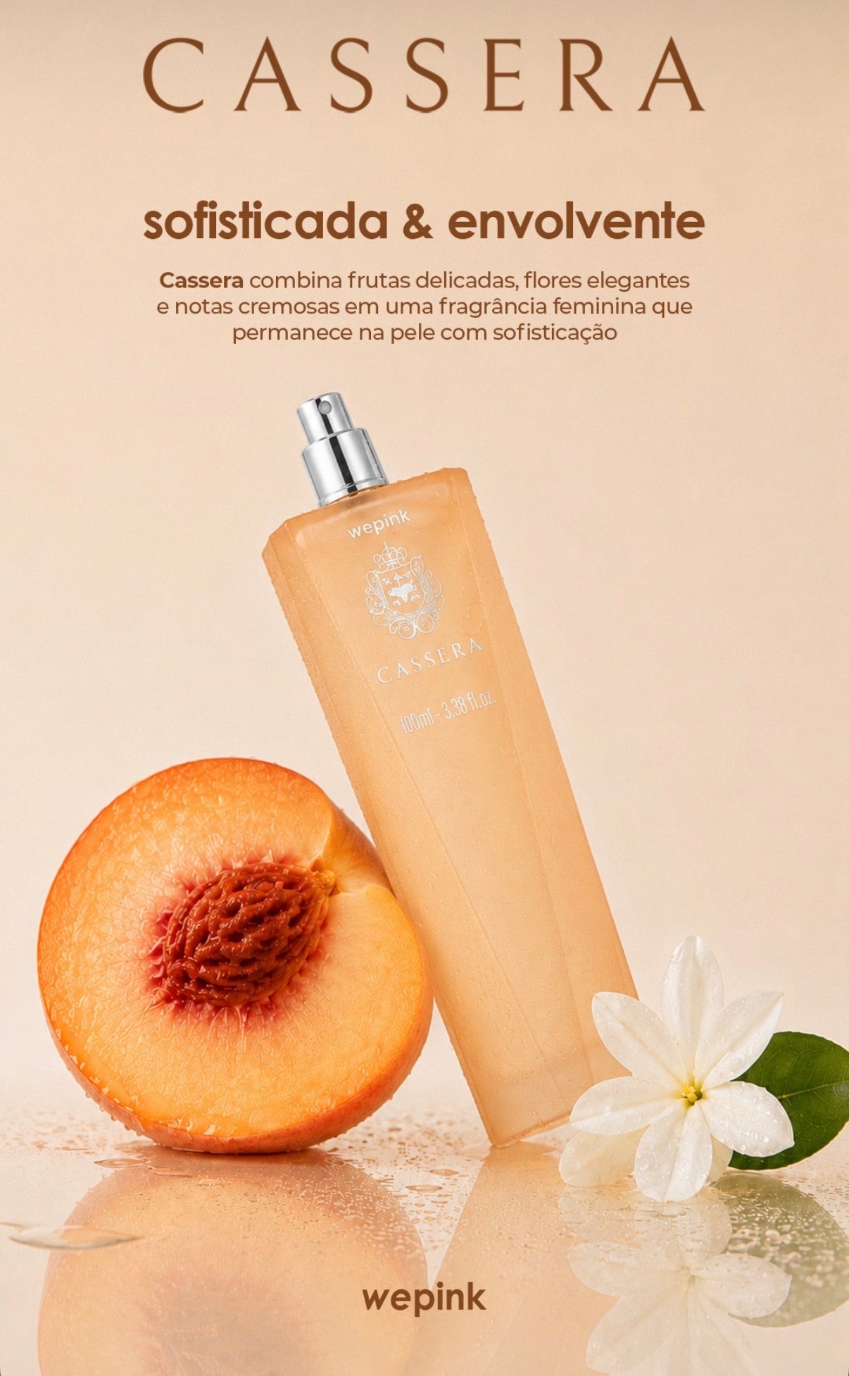 Cassera Desodorante Colônia 100ml - Wepink