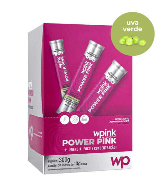 WPink Power Drink Pre Treino Uva Verde 300G