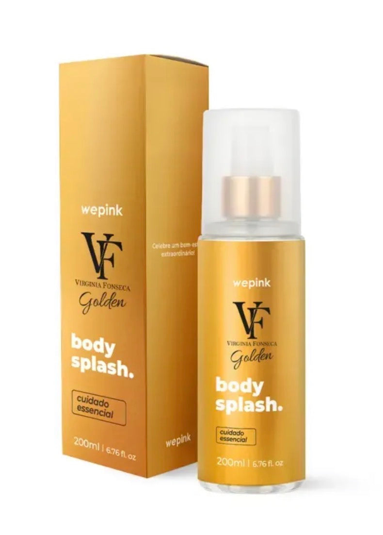 Body Splash VF Golden Desodorante Colônia 200ml - Wepink