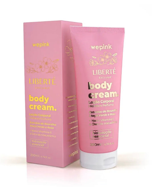 Body Cream Liberté Exclusif Desodorante Hidratante 200ml - Wepink