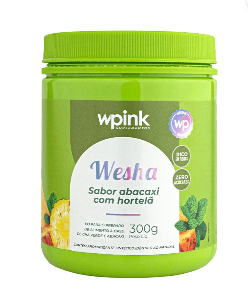 WPink Wesha Chá Abacaxi Com Hortelã 300G
