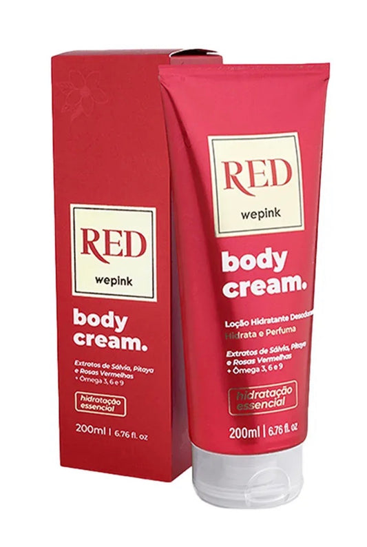 Body Cream Red Desodorante Hidratante 200ml - Wepink