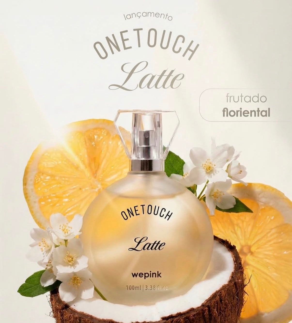 One Touch Latte Desodorante Colônia 100ml - Wepink