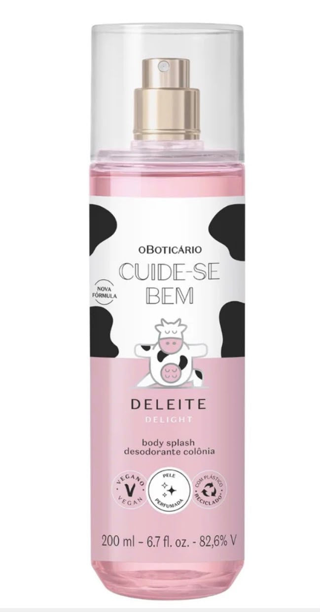 Cuide-se Bem Deleite Body Splash 200ml - O Boticário