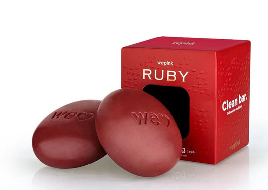 Ruby Clean Bar Sabonete em Barra 90g (caixa com 2) - Wepink