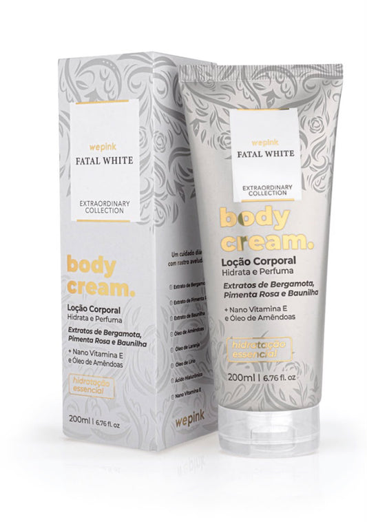 Fatal White Body Cream Loção Corporal 200ml - Wepink