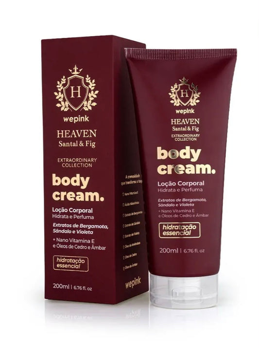 Heaven Santal & Fig Body Cream Loção Corporal 200ml - Wepink