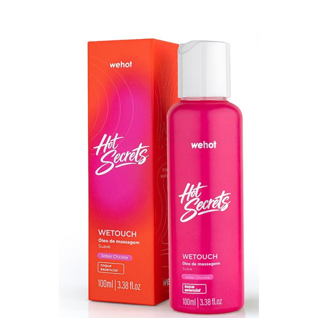 Hot Secrets WeTouch Óleo de Massagem Chiclete 100ml - Wepink