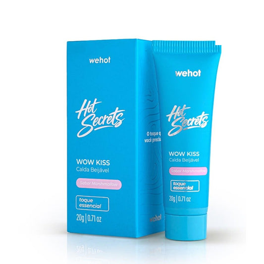 Hot Secrets Wow Kiss Calda Beijável Marshmallow 20g - Wepink