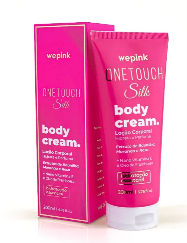OneTouch Silk Body Cream Loção Corporal 200ml